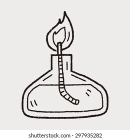 Alcohol lamp doodle