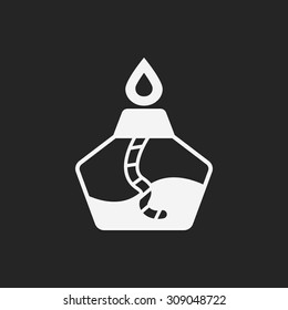 Alcohol lamp icon