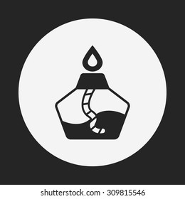 Alcohol lamp icon