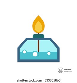 Alcohol lamp icon