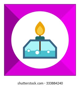 Alcohol lamp icon