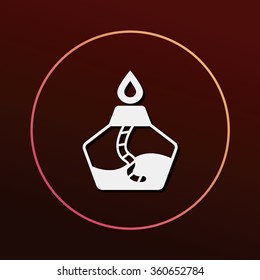Alcohol lamp icon