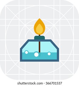 Alcohol lamp icon