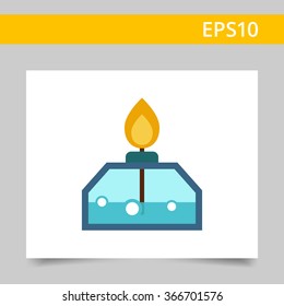 Alcohol lamp icon