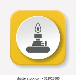 Alcohol lamp icon
