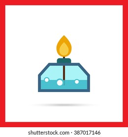 Alcohol lamp icon