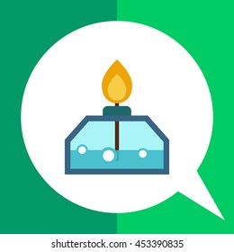 Alcohol lamp icon
