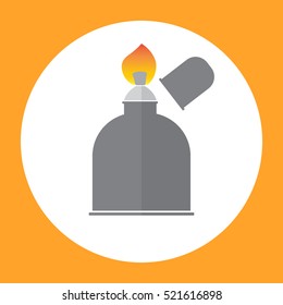 Alcohol Lantern, Laboratory Lamp Vector