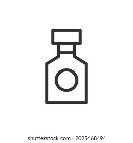 Alcohol line icon in trendy style. Stroke vector pictogram isolated on a white background. Alcohol premium outline icons.