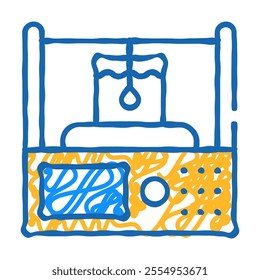 alcohol meter doodle icon sketch vector. alcohol meter sign. isolated symbol illustration