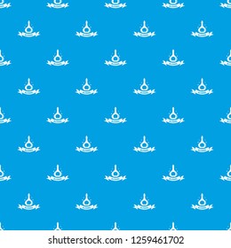 Alcohol pattern vector seamless blue repeat for any use