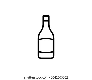 Alcohol premium line icon. Simple high quality pictogram. Modern outline style icons. Stroke vector illustration on a white background. 