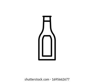 Alcohol premium line icon. Simple high quality pictogram. Modern outline style icons. Stroke vector illustration on a white background. 