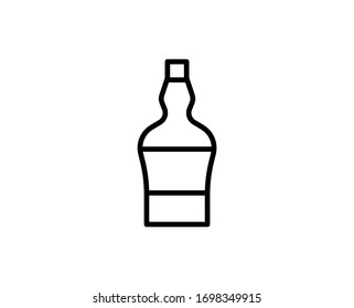 Alcohol premium line icon. Simple high quality pictogram. Modern outline style icons. Stroke vector illustration on a white background. 