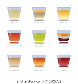 Alcohol shots set