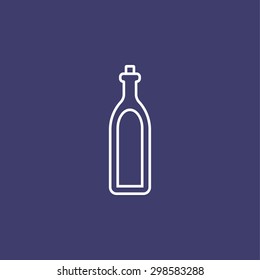 Alcohol sign icon. Drink symbol. Bottle