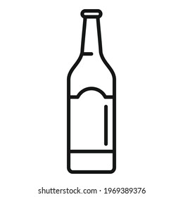 Alcohol teen problems icon. Outline Alcohol teen problems vector icon for web design isolated on white background