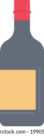 alcohol vector flat colour icon