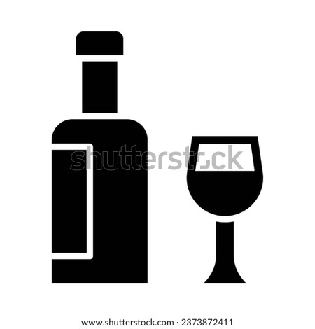 Alcohol Vector Glyph Icon For Personal And Commercial Use.

