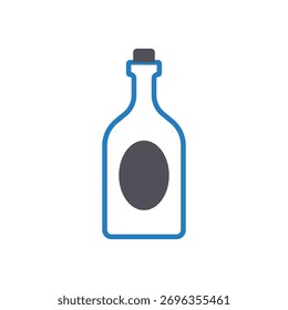 Icono de Vector de alcohol que puede modificarse o editarse fácilmente
