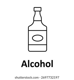 Alcohol Vector icon which can easily modify or edit