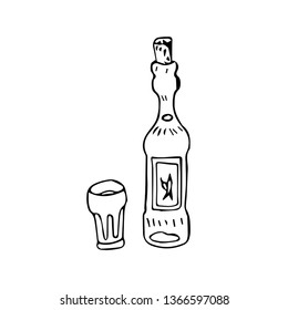 alcohol vector sketch