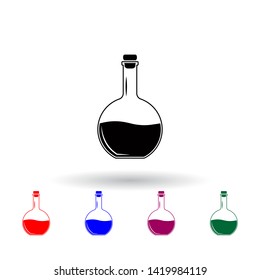 alcoholic beverage in a decanter multi color icon. Elements of drink set. Simple icon for websites, web design, mobile app, info graphics