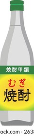 Alcoholic beverages
Shochu (barley)

In Japanese, it is written as "barley shochu" or "shochu type 1"