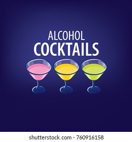 alcoholic cocktails logo
