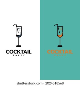 alcoholic cocktails logo. cocktail summer party design menu background