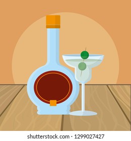 alcoholic drink cartoon