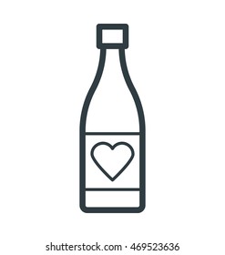Alcoholic Drink Colored Vector Icon