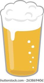 Alcoholic drinks
Beer in a glass