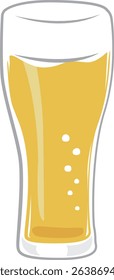 Alcoholic drinks
Beer in a glass