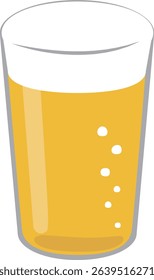 Alcoholic drinks
Beer in a glass