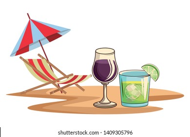 alcoholic drinks beverages cartoon vector illustration graphic design