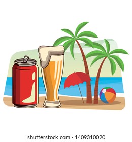alcoholic drinks beverages cartoon vector illustration graphic design