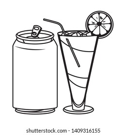alcoholic drinks beverages cartoon vector illustration graphic design