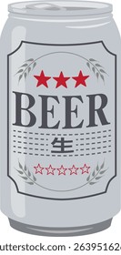 Alcoholic drinks
Canned beer (draft beer)

Said "draft beer" in Japanese