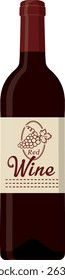 Alcoholic drinks
Wine bottle (red wine)
