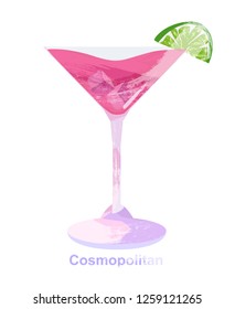 Alcoholic drinks,cocktails.Summer holiday and beach party concept.alcoholic cocktails isolated fruit cold drinks tropical freshness collection alcohol.Template for cocktail drinks.cosmopolitan.