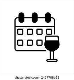 Alcoholism icon editable stock vector stock