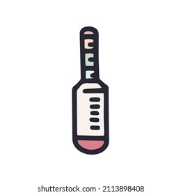 Alkoholmeter Farbe Vektordoodle einfache Symbolgestaltung