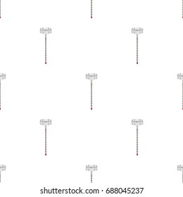 Alcoholmeter icon in cartoon style isolated on white background. Wine production symbol stock vector illustration.