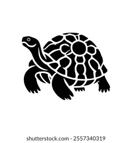 Aldabra Giant Tortoise silhouettes and icons. black flat color simple elegant Aldabra Giant Tortoise animal vector and illustration. simple turtle icon illustration, tortoise silhouette logo.
