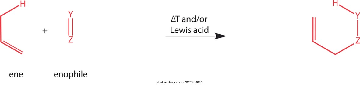 Alder-Ene Reaction 
Reaction between an alkene with an allylic hydrogen and a compound containing a multiple bond to form a new C-C bond