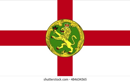 Alderney country flag - vector