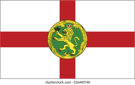 Alderney country flag - vector