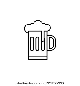 ale, beer, Ireland icon. Element of Ireland culture icon. Thin line icon for website design and development, app development. Premium icon