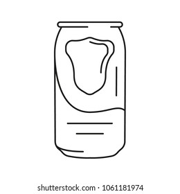 Ale icon. Outline ale vector icon for web design isolated on white background